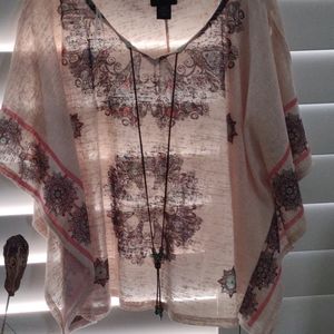 Poncho style top